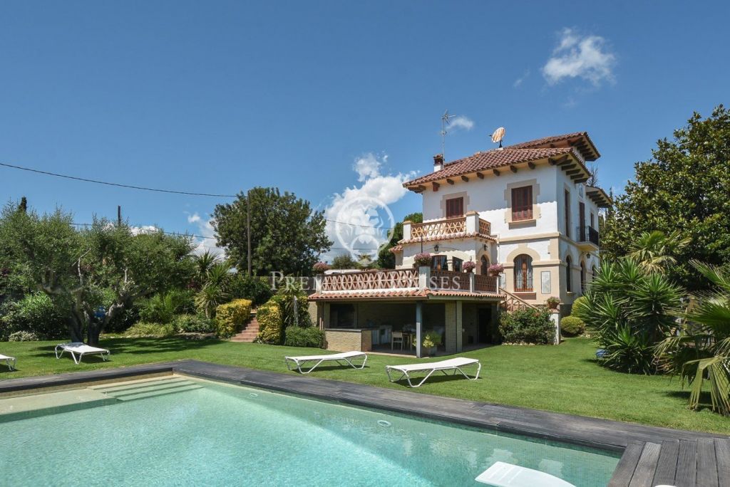 Espectacular casa en venta con piscina en Sant Andreu de Llavaneres