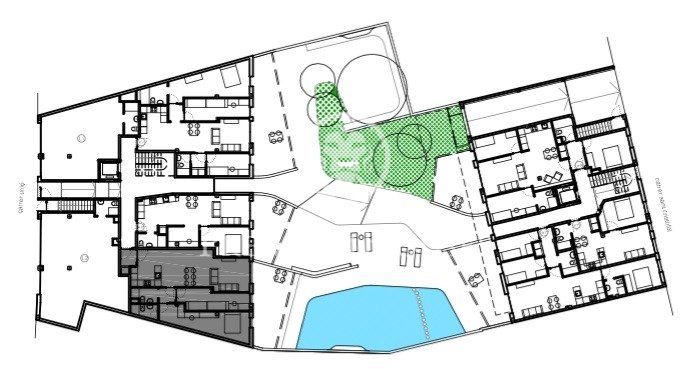 Planta baja de obra nueva con 2 plazas de parking a la venta en el centro de Vilanova