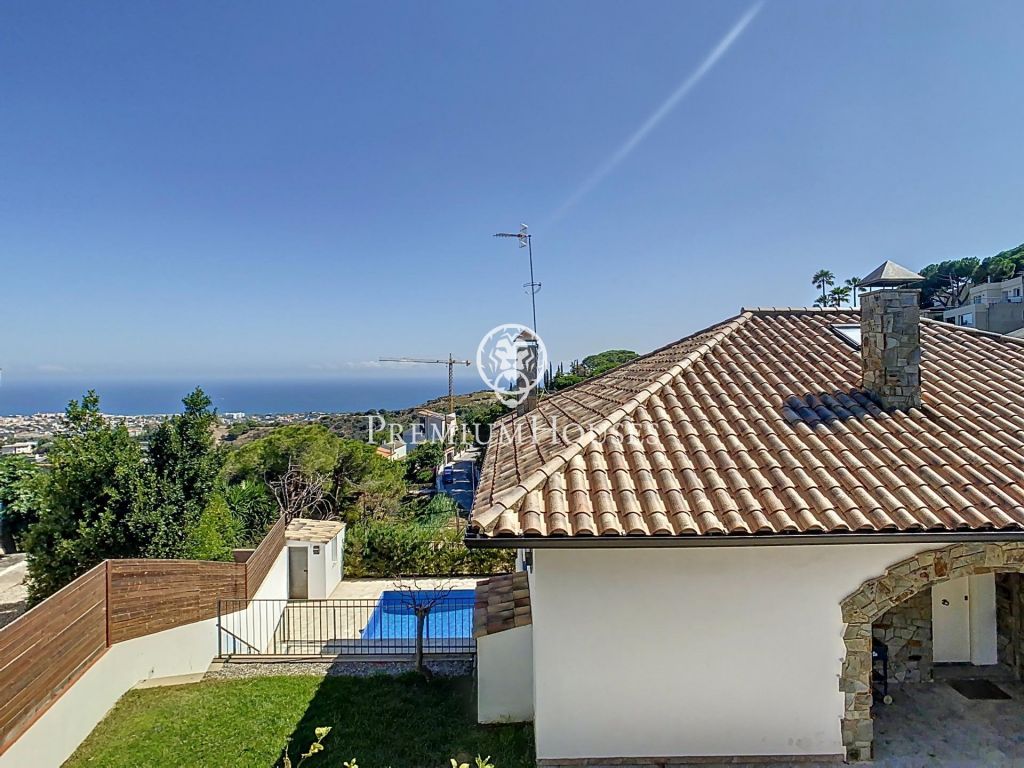 Casa en venda amb vistes al mar a Alella