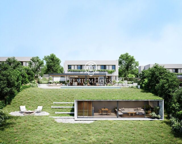 Maisons neuves exclusives avec vues frontales sur la mer