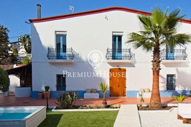 Masía en venta con encanto en Montgat