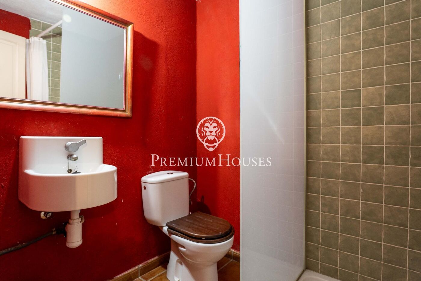 House with Terrace and Garage in the center