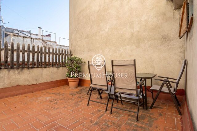 Casa con terraza en el centro de Vilanova i la Geltrú