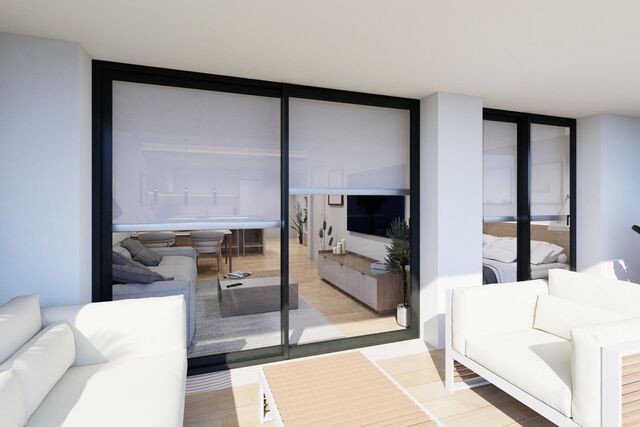 Promoción de Obra Nueva en Primera línea de mar en venta en Canet de Mar