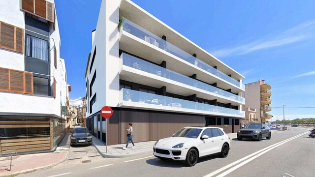 Promoción de Obra Nueva en Primera línea de mar en venta en Canet de Mar