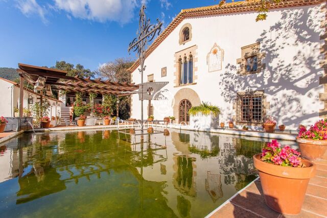 Masía histórica con vistas al mar en el corazón del Maresme