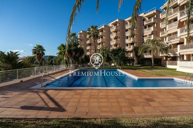 Planta baja con terraza y piscina comunitaria en Vallpineda