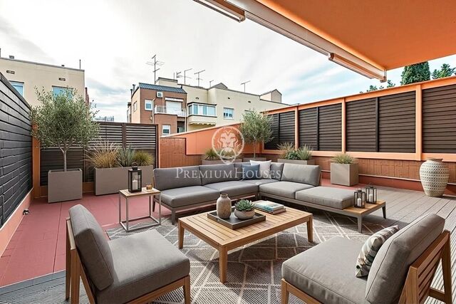Piso impecable de obra nueva con una amplia terraza en el Putxet