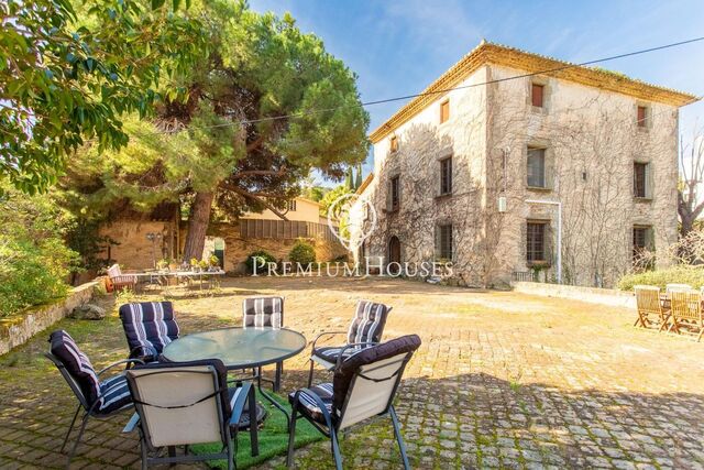Masía histórica en el centro de Sant Andreu de Llavaneres