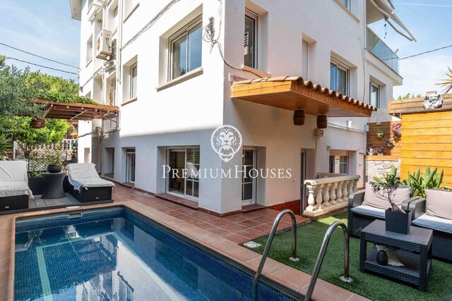 Planta baja con jardín y piscina en el Vinyet