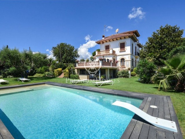 Espectacular casa en venta con piscina en Sant Andreu de Llavaneres