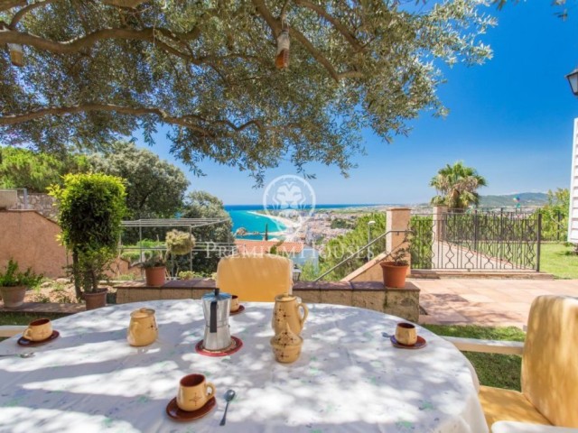 Casa en venta con fantásticas vistas al mar en Blanes