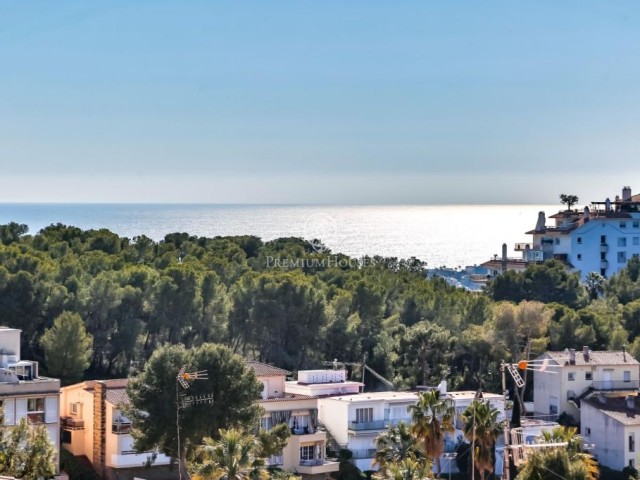 Casa adossada amb vista a la mar en Vallpineda