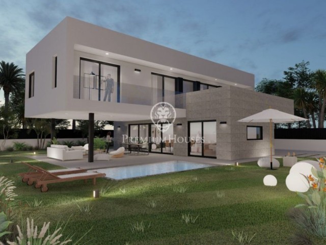 Casa nova a construir amb Piscina i Jardí a la Plana Sitges