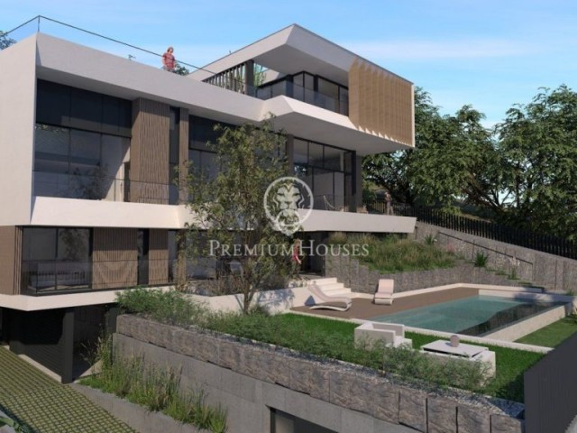 Proyecto de obra nueva de moderna casa ECO unifamiliar a la venta en Mas Alba
