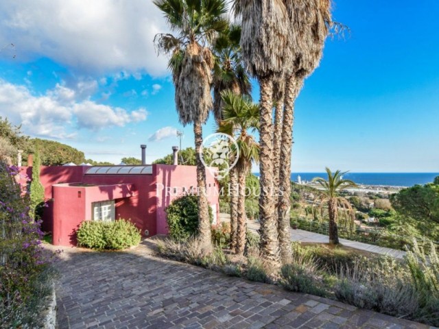 House for rent with spectacular sea views in Cabrera de Mar