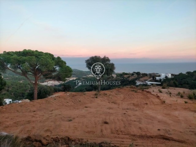 Spectacular plot for sale with sea views.